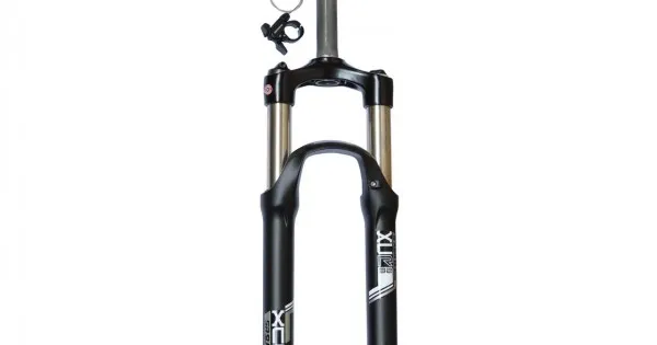 Nu rata Furca cu amortizor SR Suntour XCR 32 pe aer, 29er gat drept 1-1/8, cursa de 100mm, remote lockout